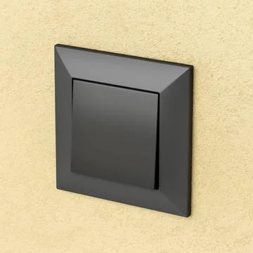 Black light switch Black light switch on the wall Copyright: xZoonar.com/M... Stock Photos