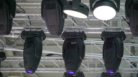 The black lightnings on the ceiling of the indoor bazaar Video stock 75704015