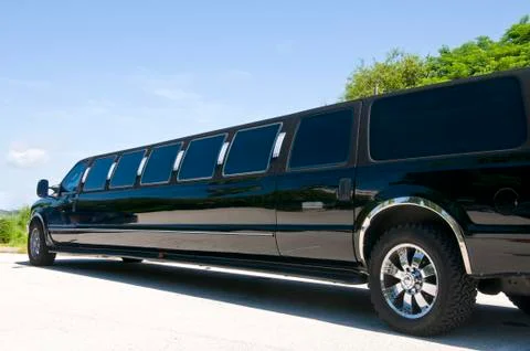 Black Limo Stock Photos