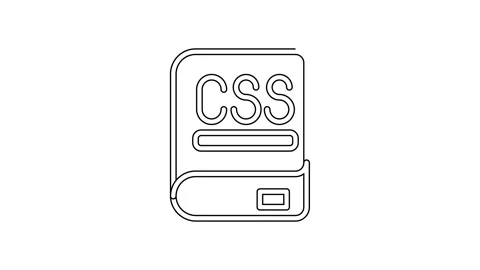 Black line Books about programming icon isolated on white background Stock Footage 160293852