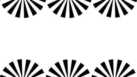 Black line circle horizontal background Stock Footage 313647359