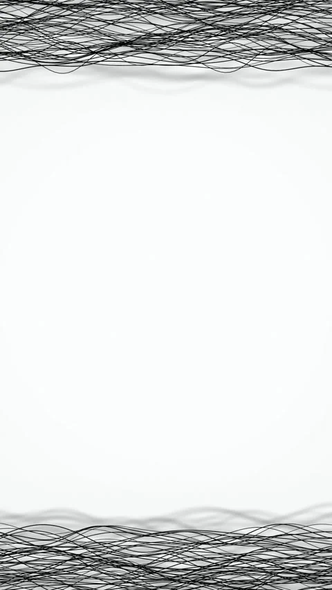 Black line mesh borders undulating seamless loop background Stock Footage 347034277