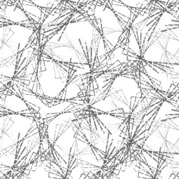 Black line square Seamless abstract ethnic pattern. eps10 Stock Illustration