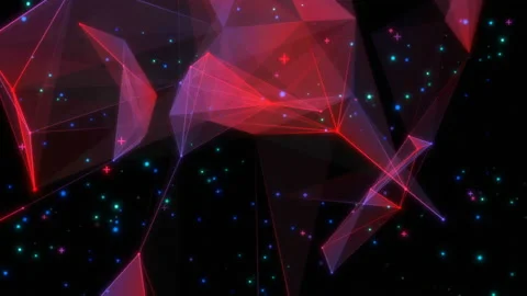 Black lines abstract technology background Stock Footage 211067019