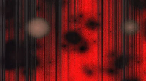 Black Lines and Spots on Red Stock Footage 30764988