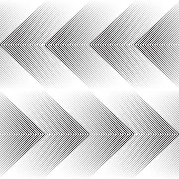 Black lines on white background. Modern line stripes curve abstract present.. 스톡 일러스트