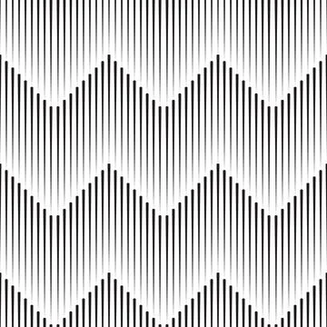 Black lines on white white background flow up seamless Vector modern optica.. Stock-Illustration