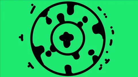 Black liquid animated video, suitable for content videos, advertisements Stock Footage 228356014