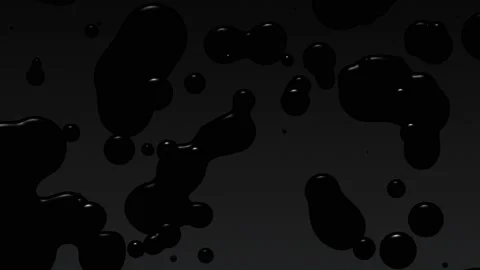 Black liquid dynamic video background evil oil depression abstract black Friday Stock Footage 220763566