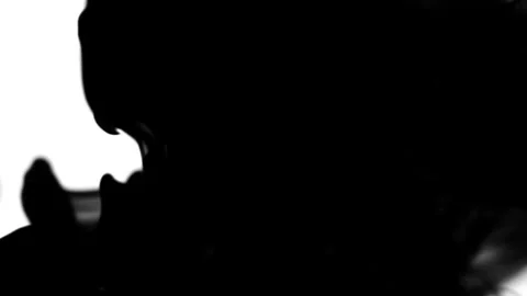 The black liquid slowly disappears from the screen. Stock Footage 254194110