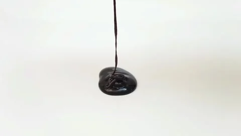 Black liquid texture face wash, shampoo, cleanser, cosmetic or skincare product Video stock 294963675