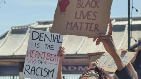 Black Lives Matter Stock Footage 133197294