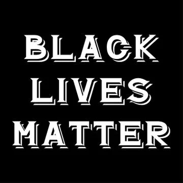 Black lives matter Stock Illustration