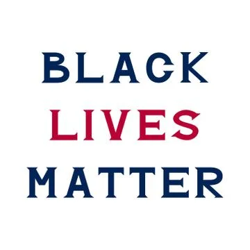 Black lives matter Stock Illustration