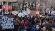 Black Lives Matter New York City Police Protesters March Stock Footage