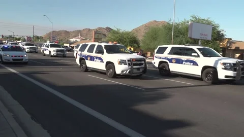 Black Lives Matter Protest at Phoenix, AZ Mega Church Trump Rally Video stock 135075067
