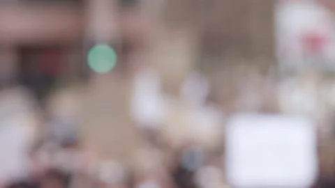 Black Lives Matter Protest (US Embassy, London) Video stock 135398495
