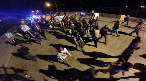 Black Lives Matter protests D.C. mayor's proposed crime law Stock Footage 56222427