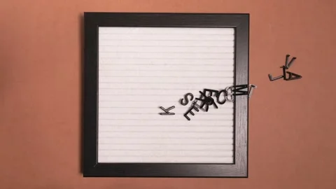 Black Lives Matter stop motion Stock Footage 148061812