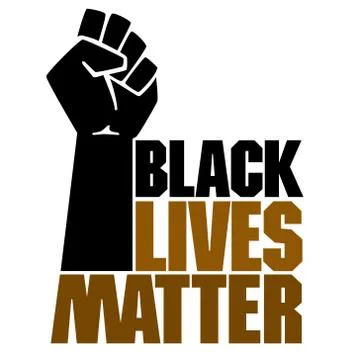Black lives matters Stock Illustration
