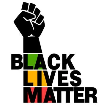 Black lives matters Stock Illustration