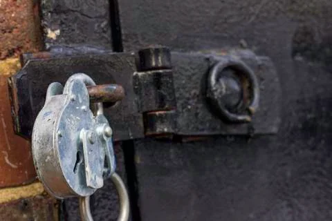 Black lock Stock Photos