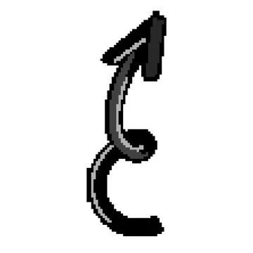 Black looping arrow pointing upwards direction concept 스톡 일러스트