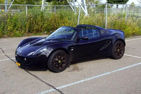 Black Lotus Elise Stock Photos