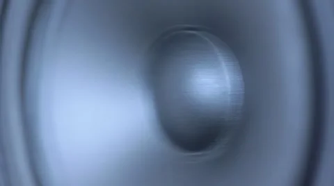 Black loud speaker Stock Footage 1088832