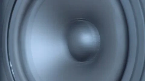 Black loud speaker Stock Footage 1088833