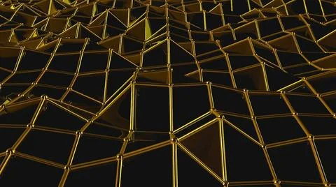 Black Low Poly Abstract Background Black Low Poly Abstract Background. Dig... 库存照片