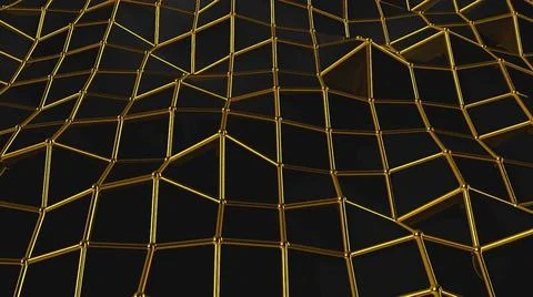 Black Low Poly Abstract Background Black Low Poly Abstract Background. Dig... Fotos de archivo