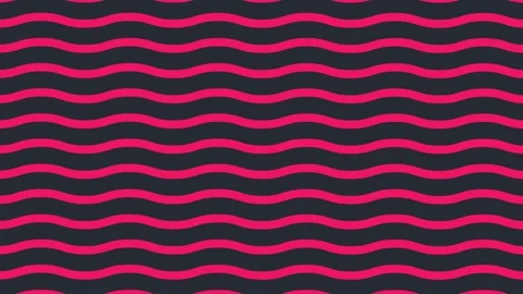 Black Magenta Wavy Lines Pattern Background Stock Footage 290818940