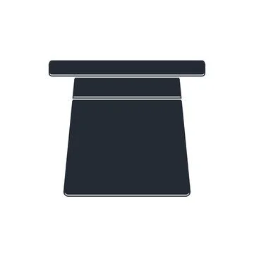 Black Magic hat icon isolated on white background. Magic trick. Mystery ent.. イラスト素材