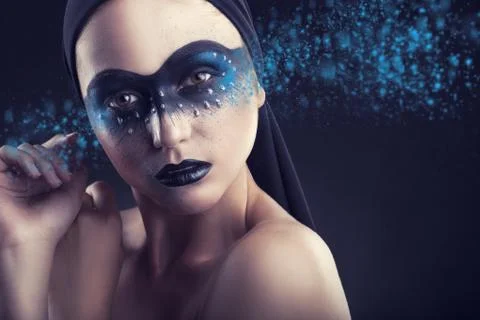 Black make-up Stock Photos