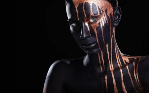 Black makeup Foto stock