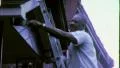 BLACK MAN African American Home Repair 1970s Vintage Film Home Movie 6287 HD Footage