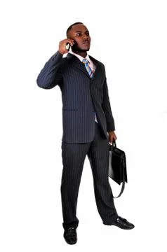 Black man with hat. Stock Photos