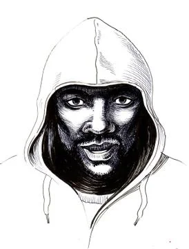 Black man Illustrazione stock