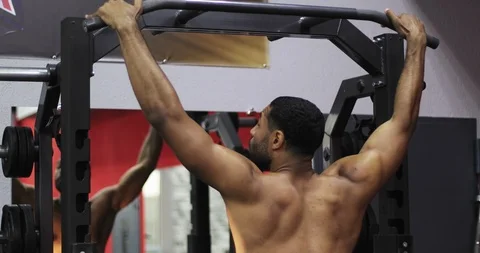 Black man pulled out at the gym. Stock Footage 101342457