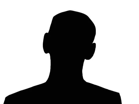 Black Man silhouette Stock Illustration
