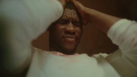 Black Man struggling to understand Stock Footage 279387555