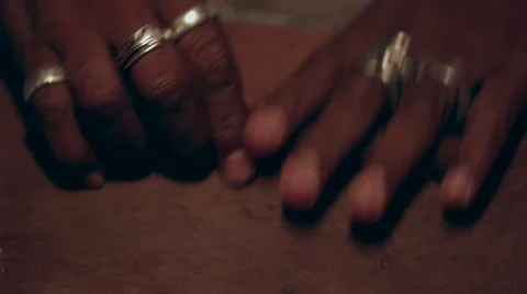 Black man twisting cigars closeup 스톡 동영상 62751856