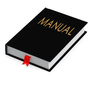 Black manual Stock Illustration