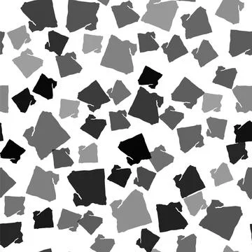 Black Map of Egypt icon isolated seamless pattern on white background. Vector Illustrazione stock