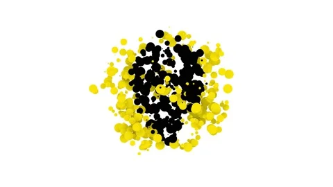 Black Map pointer with anchor icon isolated on white background. 4K Video motion Stock Footage 156384160