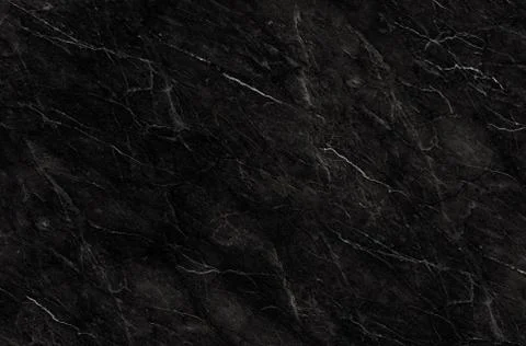Black marble natural pattern for background, abstract black and white, granite Stock Photos