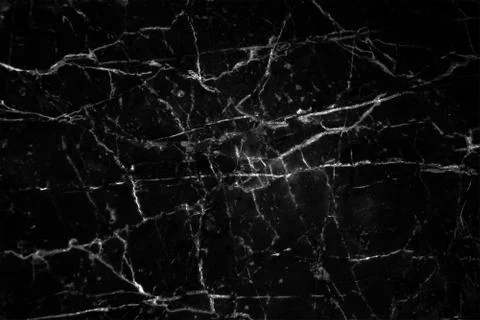 Black marble patterned texture background, Detailed genuine marble from nature. Stock Photos