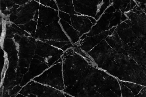 Black marble patterned texture background, Detailed genuine marble from nature. Stock Photos