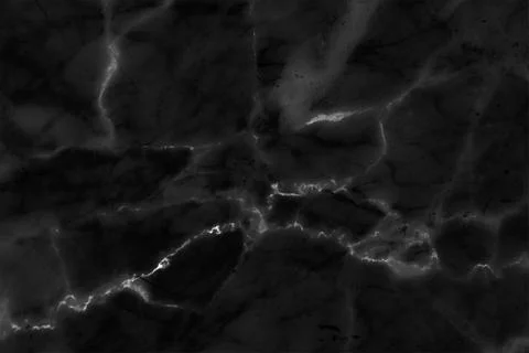 Black marble patterned texture background, Detailed genuine marble from nature. Stock Photos